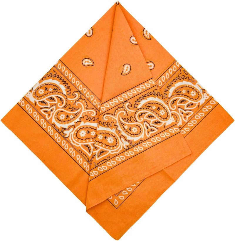 MD Style Extra Large Bandana 27” x 27” 100% Cotton for Men & Women Paisley Handkerchief Headband Scarf Jumbo Bandanas - Image 2